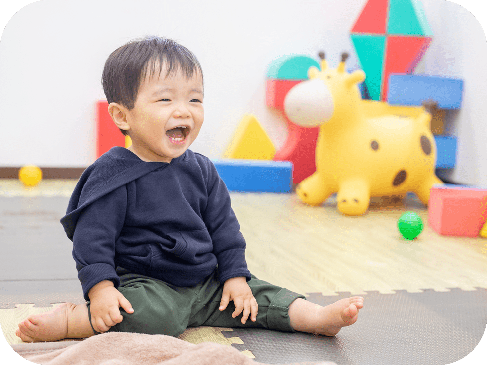 お子様連れでも安心キッズスペースもご用意