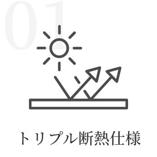 トリプル断熱仕様