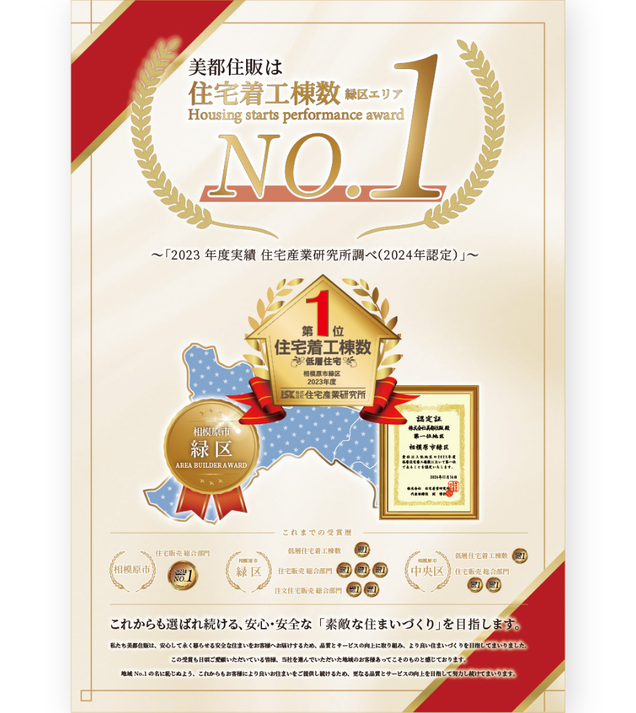 選ばれ続ける安心・安全・快適な住まいづくり