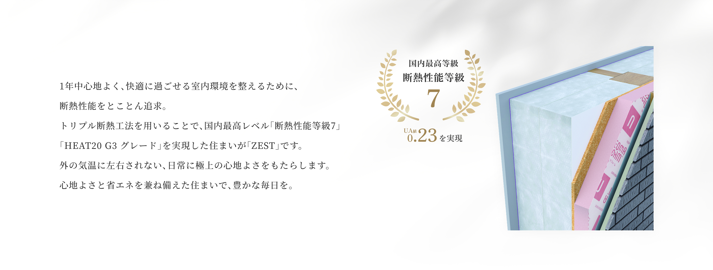 国内最高等級 断熱性能等級7