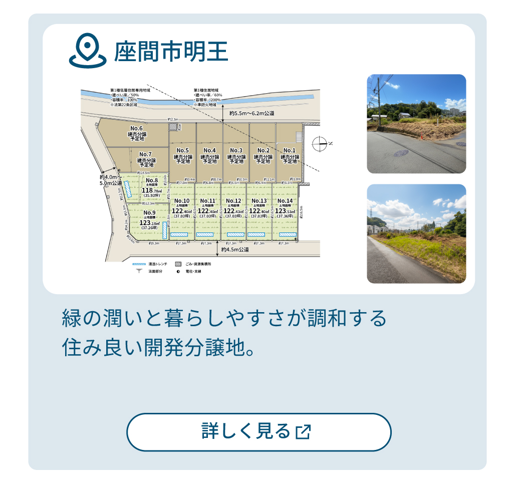 mitoHOUSE 相模原 土地探し 土地情報 売主物件 座間市明王