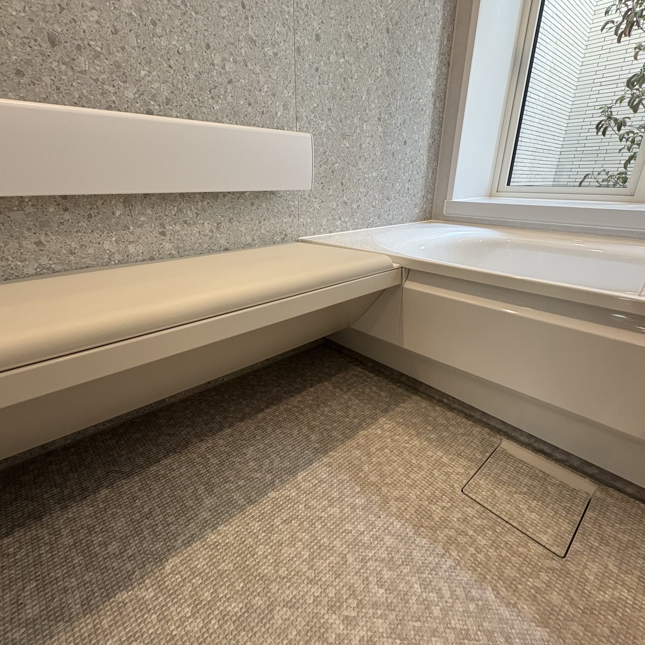 半身浴の楽しめるお風呂　【相模原モデルハウス】