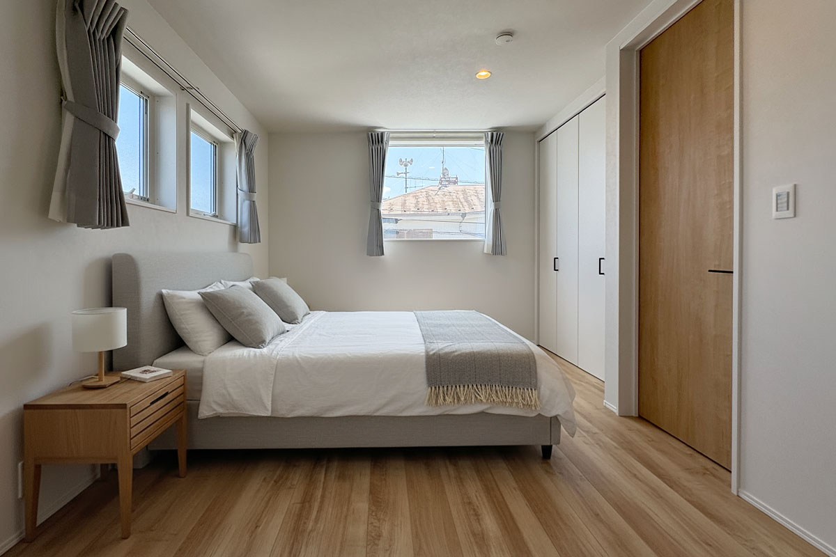 一つひとつにゆとりを持たせた空間と、回遊動線の暮らしやすい住まい