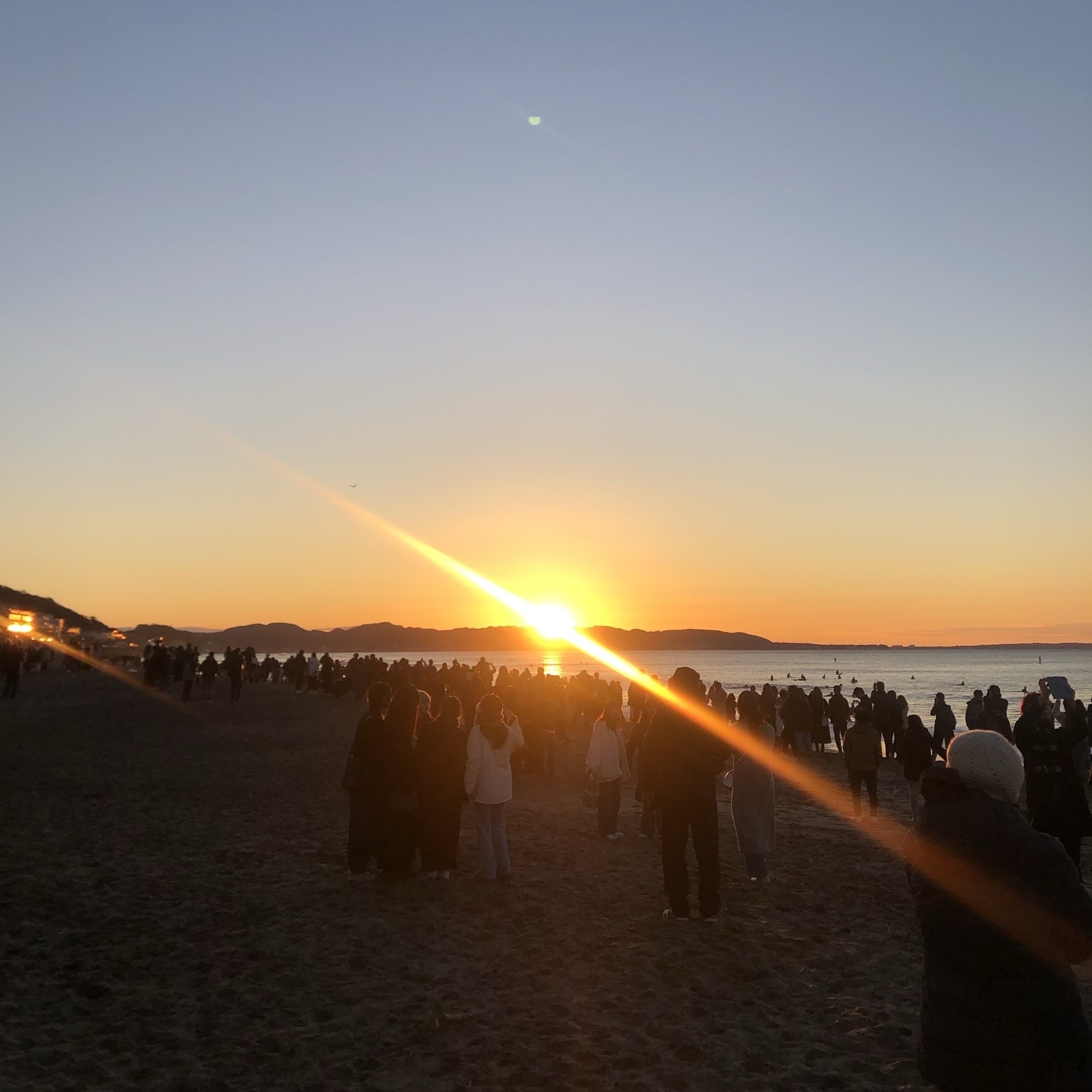 初日の出を見に行きました！