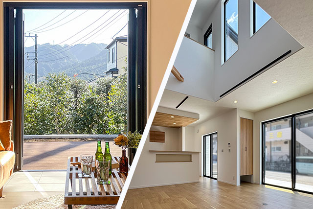 勾配天井などで叶える、開放感のある空間デザイン