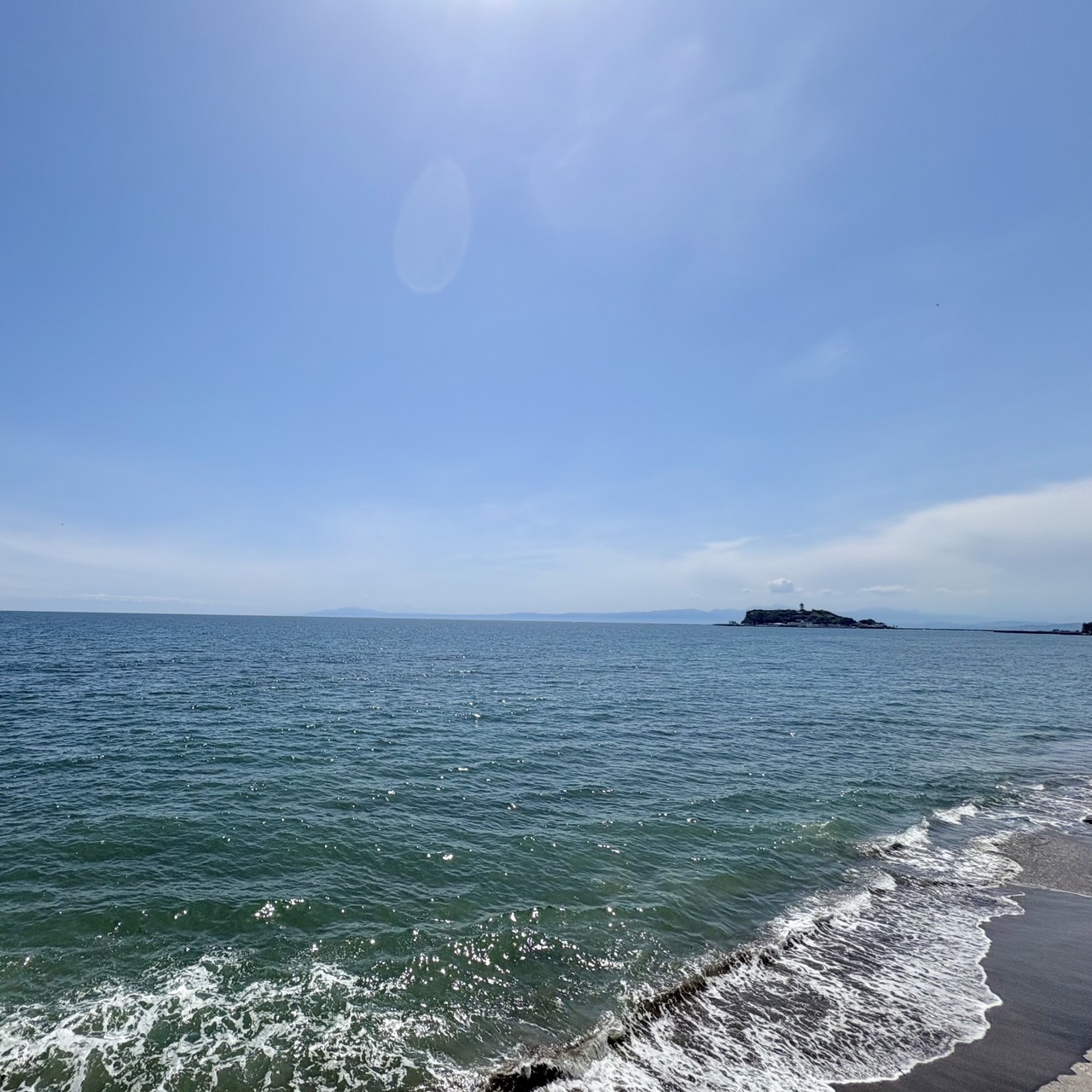 海沿いをドライブして夏を感じる